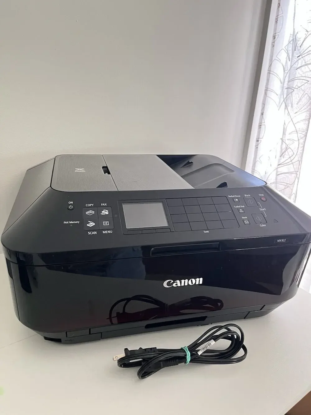 Canon PIXMA MX922 Inkjet Printer All-In-One Office Color Wireless Tested Works!